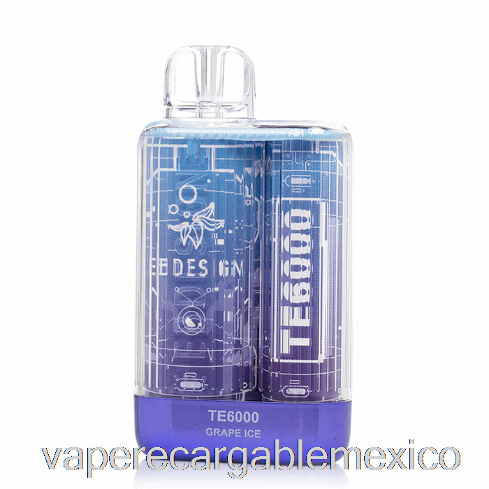Vape Recargable Eb Te6000 Hielo De Uva Desechable